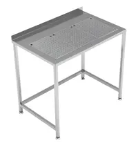 CombiSteel Werktafel | RVS | Lekbak | Achteropstand | Zelfmontage | 1000x650x900(h)mm