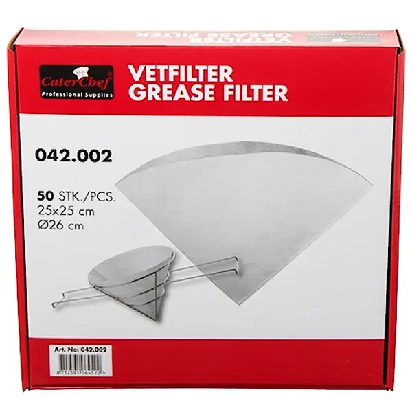 Vetfilter | 50 Stuks | Ø260x250(h)mm