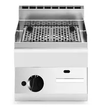 Modular Lavasteengrill | FUN 650 | Gas | Oppervlak 320x500 (Gietijzer) | 5.5kW | Piëzo Ontsteking | 400x650x448(h)mm 