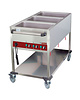 Diamond Bain-Marie Trolley | 3x 1/1GN | 150mm Diep  | 1250x700x(h)900mm 