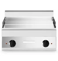 Modular Bak-/Grillplaat | FUN 650 | Elektrisch | Glad Oppervlak 696x520 (Verchroomd) | 9kW (400V) | 700x650x448(h)mm