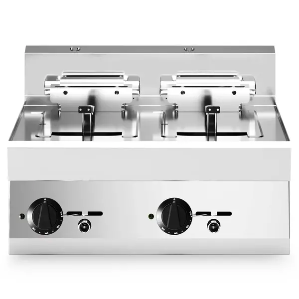 Friteuse | FUN 650 | Elektrisch | 10+10L | ≤190°C | 15kW (400V) | Aftapkranen | 700x650x448(h)mm