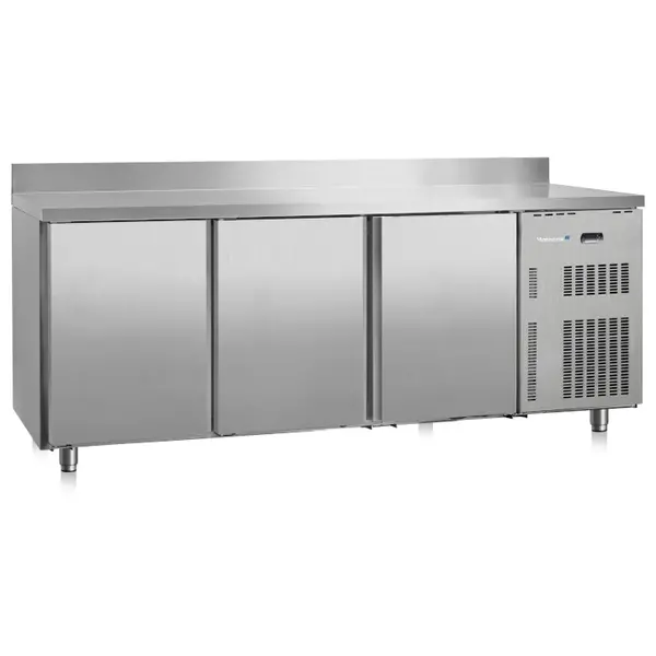 Koelwerkbank | SOFTLINE | Energiezuinig | 361L | 3 Deuren (2/3 GN) | -2°C/+8°C | Geforceerd | Achteropstand | 2000x600x850(h)mm