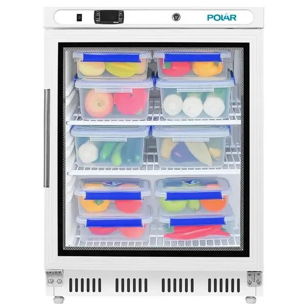C-serie tafelmodel display koeling 150L | 150W | Met 1 glas deur | 230V | 600x600x850(h)mm