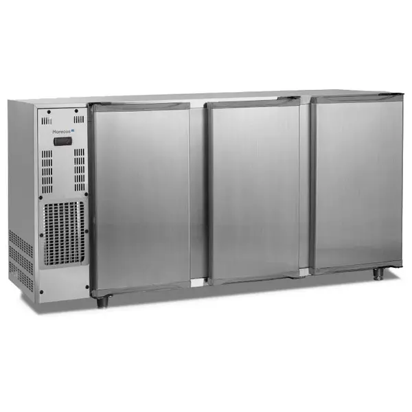 Barkoelkast | 587L | RVS | +1°C/+8°C | Geforceerd | Draaideuren | 2065x565x890(h)mm