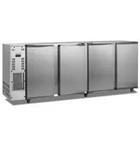 Marecos Barkoelkast | 794L | RVS | +1°C/+8°C | Geforceerd | Draaideuren | 2675x565x890(h)mm