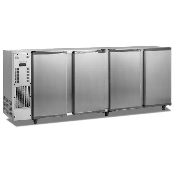 Barkoelkast | 794L | RVS | +1°C/+8°C | Geforceerd | Draaideuren | 2675x565x890(h)mm