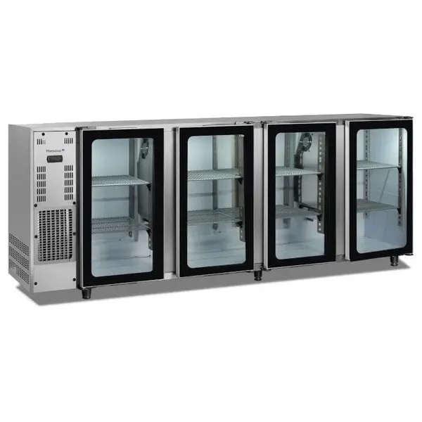 Barkoelkast | 794L | RVS | +1°C/+8°C | Geforceerd | Draaideuren | 2675x565x890(h)mm