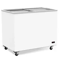 Cooldura Koel-/Vrieskist | Wit | 314L | +10°C/-30°C | Geforceerd | Schuifdeksels (Vlak) | Wielen (Geremd) | 1039x653x879(h)mm 