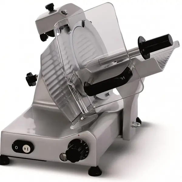 Vleessnijmachine | Mes Ø300mm | Capaciteit 215x210mm | Snijdikte 0-16mm (Traploos) | 0.25kW (230V) | 495x650x440(h)mm