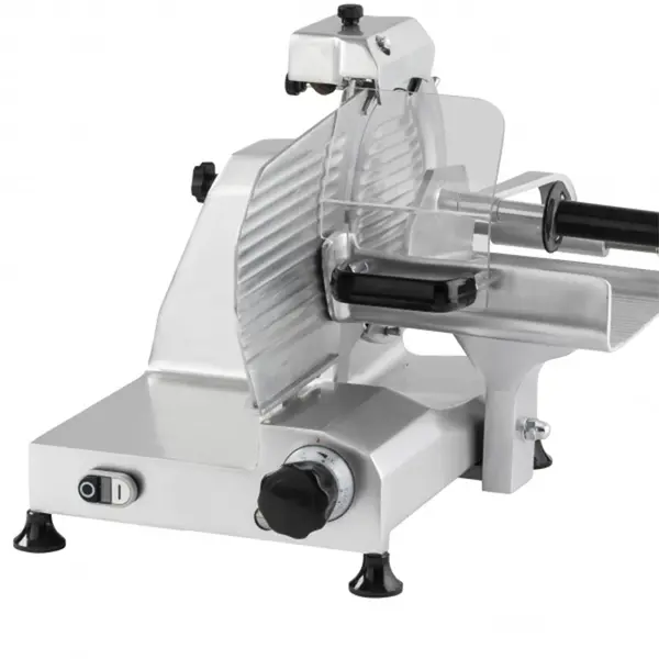 Vleessnijmachine | Mes Ø300mm | Capaciteit 215x210mm | Snijdikte 0-16mm (Traploos) | 0.25kW (230V) | 520x610x500(h)mm