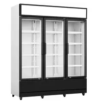 CombiSteel Koelkast | 1200L | Zwart/Wit | +1°C/+10°C | Geforceerd | Draaideuren | Wielen (Geremd) | 1600x610x1973(h)mm 