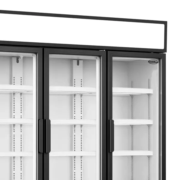 Koelkast | 1200L | Zwart/Wit | +1°C/+10°C | Geforceerd | Draaideuren | Wielen (Geremd) | 1600x610x1973(h)mm