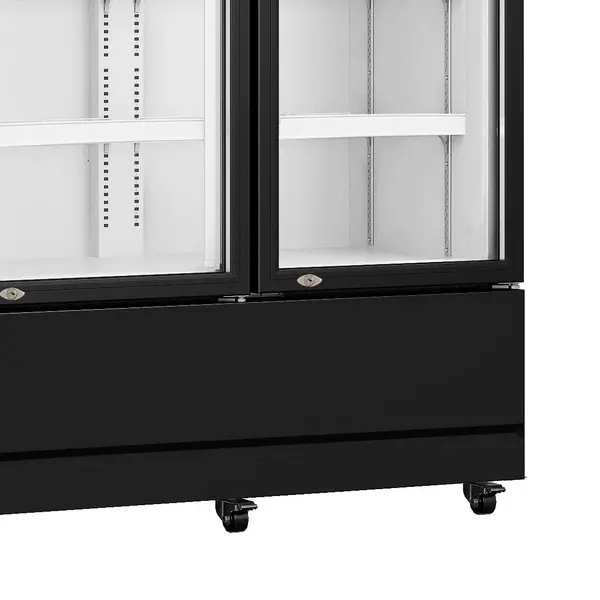 Koelkast | 1200L | Zwart/Wit | +1°C/+10°C | Geforceerd | Draaideuren | Wielen (Geremd) | 1600x610x1973(h)mm