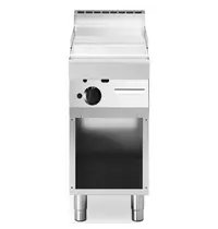 Modular Bak-/Grillplaat | FUN 700 | Gas | Glad Oppervlak 396x520 (Staal) | 5.7kW | Piëzo Ontsteking | Open Onderkast | 400x700x843/991(h)mm 