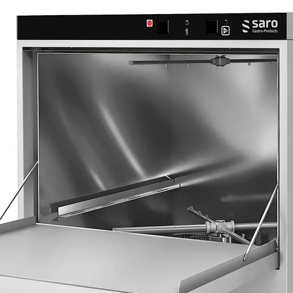 Glazenspoelmachine | MÜNCHEN | Mand 350x350 | Zeeppomp | Naglanspomp | 230V | 420x460x600(h)mm