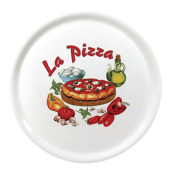 Pizzaborden | Porselein | Wit | 6 Stuks | Ø310mm