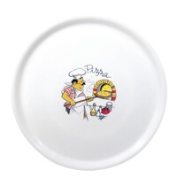 Saturnia Pizzaborden | Porselein | Wit | 6 Stuks | Ø310mm 