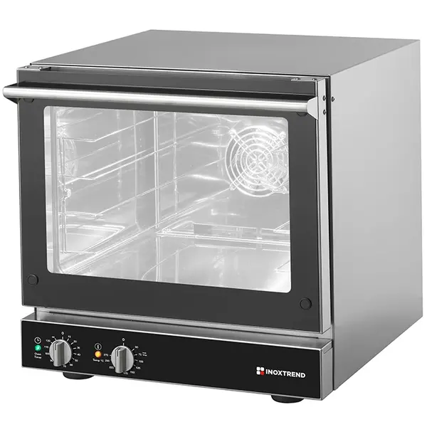 Heteluchtoven | 4 Niveaus (460x340) | Elektrisch | 50°C/270°C | 2.8kW (230V) | 585x655x570(h)mm