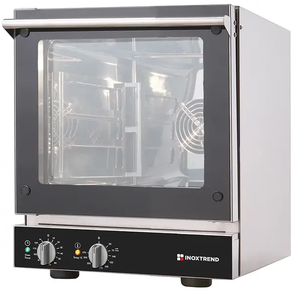 Heteluchtoven | 4 Niveaus (2/3 GN) | Elektrisch | 50°C/270°C | 2.8kW (230V) | 479x655x570(h)mm