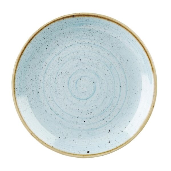 Coupeborden | STONECAST | Porselein | Duck Egg Blue | 12 Stuks | Ø260x115(h)mm