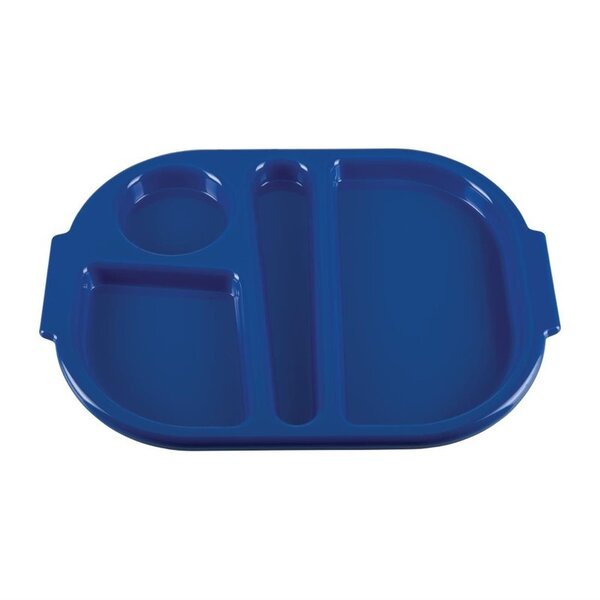 Maaltijdtrays | KRISTALLON | Kunststof | Blauw | 10 Stuks | 322x236x22(h)mm