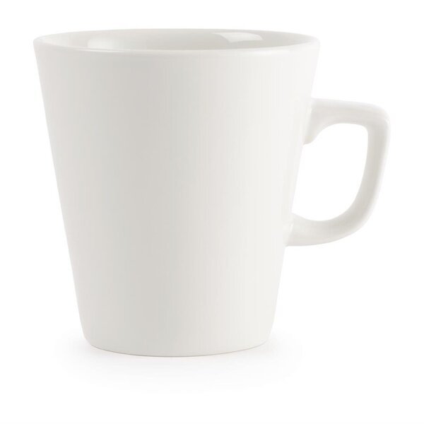 Latte Mokken | WHITEWARE | Porselein | Wit | 44cl | 6 Stuks