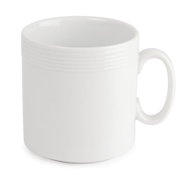 Mokken | LINEAR | Porselein | Wit | 22cl | 12 Stuks | Ø85x80(h)mm