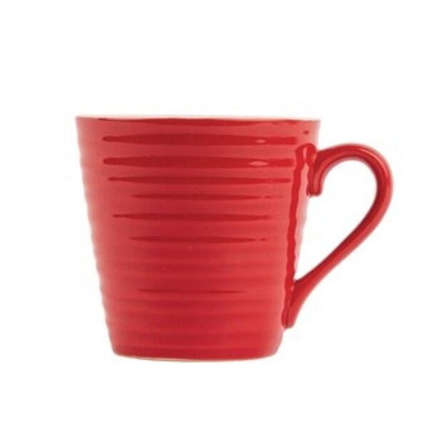 Mokken | CAFÉ | Keramiek | Rood | 34cl | 6 Stuks | 129x96(h)mm