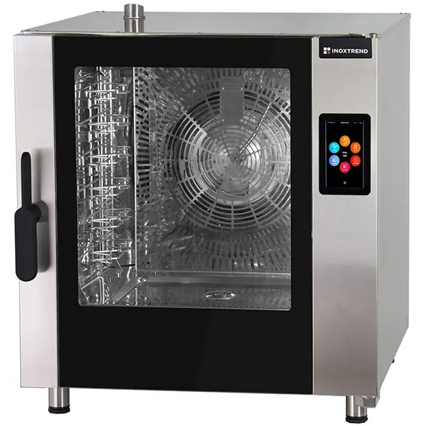 Combisteamer | Elektrisch | 7 Niveaus (EN/GN) | 30°C/270°C | 10.9kW (400V) | Zelfreiniging | Touchscreen + WiFi | 840x996x956(h)mm