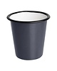 Olympia Bekers | Geëmailleerd Staal | Grijs | 31cl | 6 Stuks | Ø90x90(h)mm 