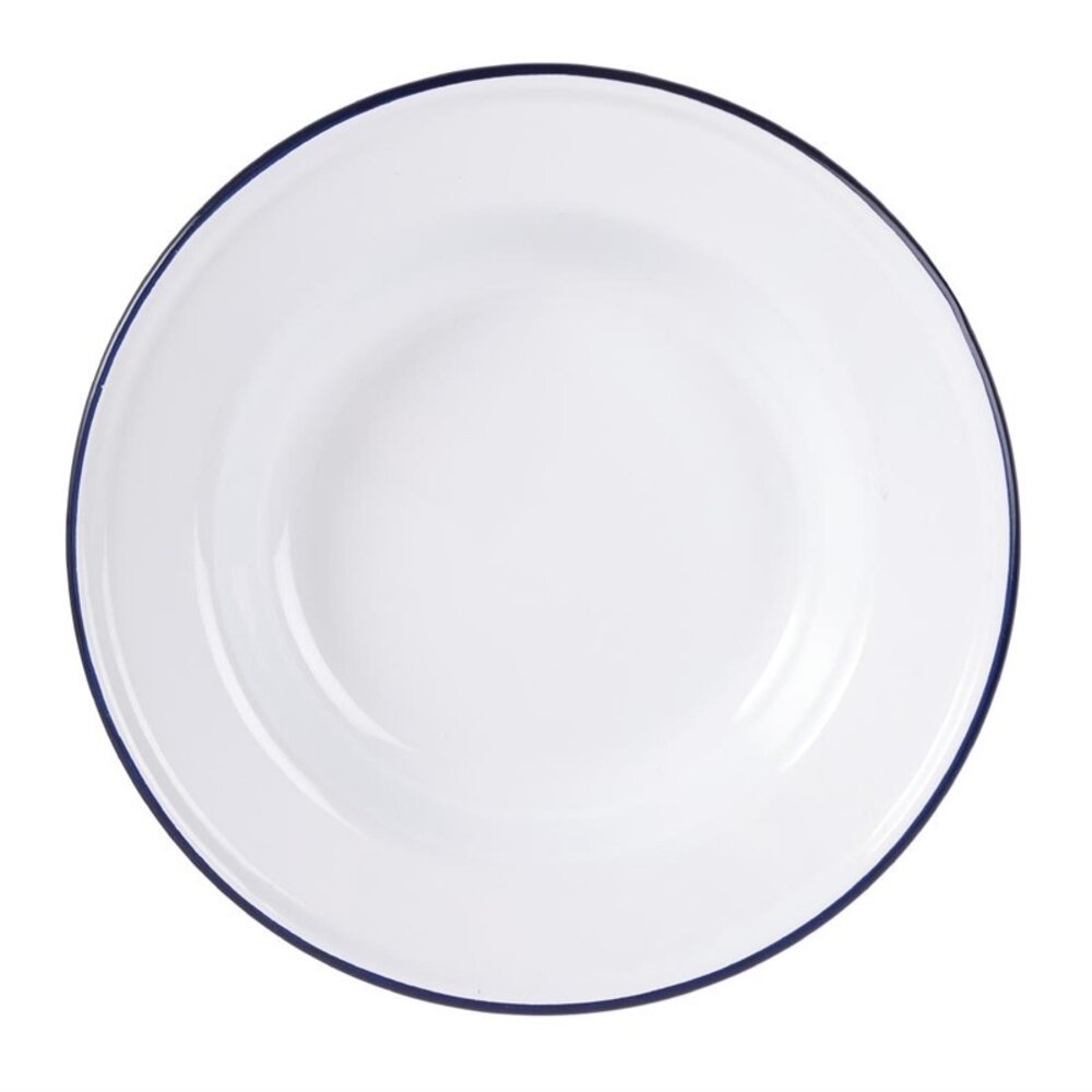 Braadpan Volcán met deksel 20 cm van geëmailleerd staal, rood/zwart, 2