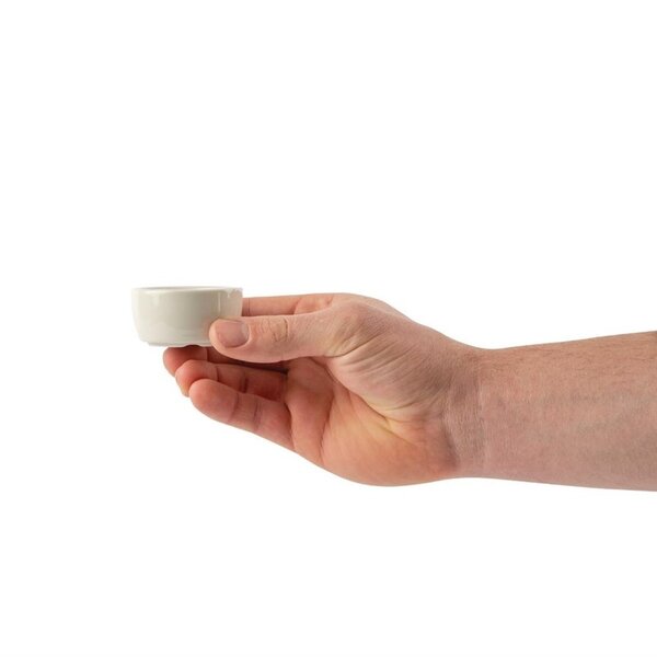 Boterschaaltjes | Keramiek |  Ivoor | 12 Stuks | Ø56mm