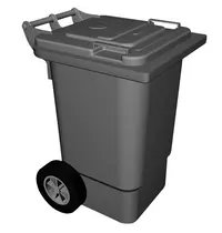 Mastro Rolcontainer | Kunststof (Grijs) | 240L | Klapdeksel | Wielen | 580x740x1070(h)mm