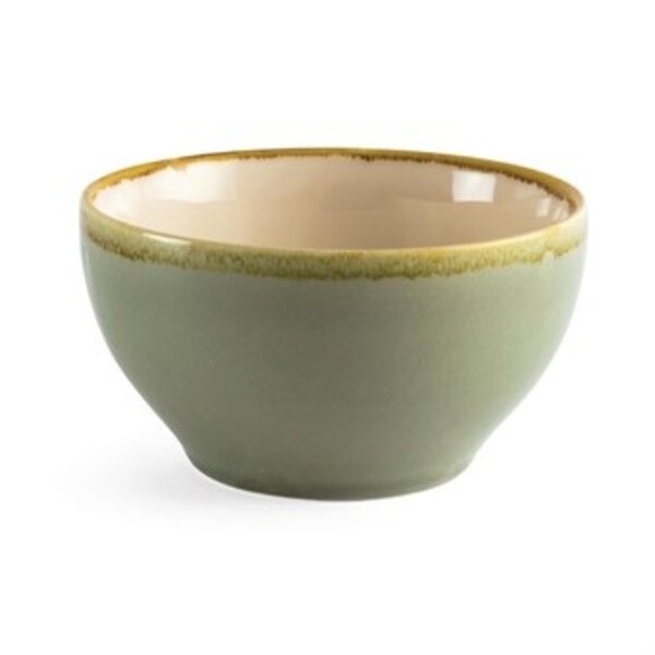 Schalen | KILN | Porselein | Mosgroen | 63.5cl | 6 Stuks | Ø140mm