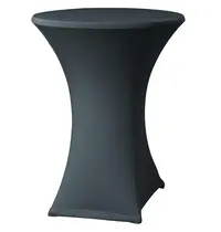 Attends Tafelhoes | SAMBA STRETCH | Polyester/Elastaan | Antraciet | Ø850x1150(h)mm