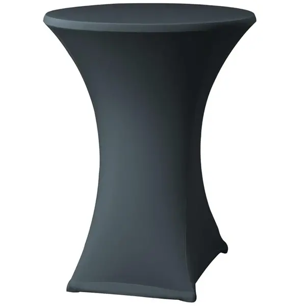 Tafelhoes | SAMBA STRETCH | 90% Polyester / 10% Elastaan | Antraciet | Ø850x1150(h)mm