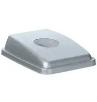 AmerBox Deksel | AmerBox Afvalbak HEN-691137 | Rond Gat | Grijs | 660x470x30(h)mm 