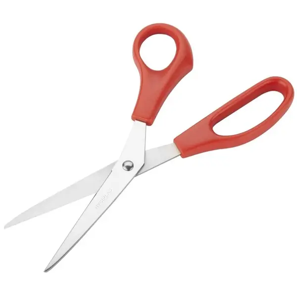 Keukenschaar | RVS | Rood (Rauw Vlees) | HACCP | Lengte 203mm