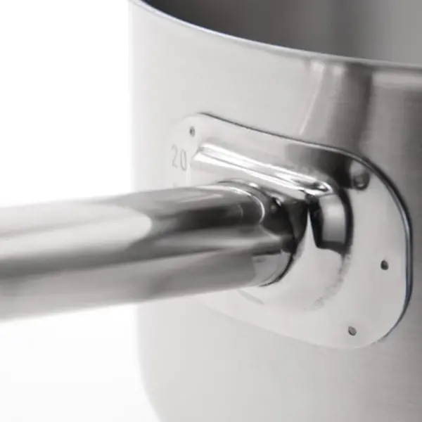 Steelpan | RVS | 5L | Div. Warmtebronnen | Incl. Deksel | Ø240x110(h)mm