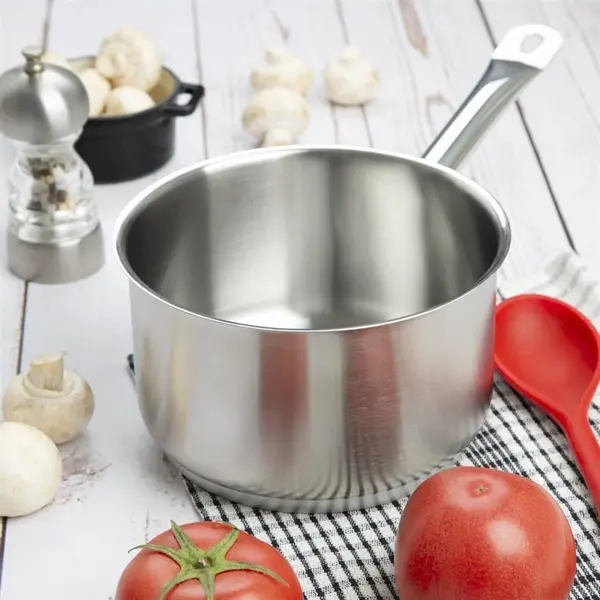 Steelpan | RVS | 2.6L | Div. Warmtebronnen | Ø180x110(h)mm
