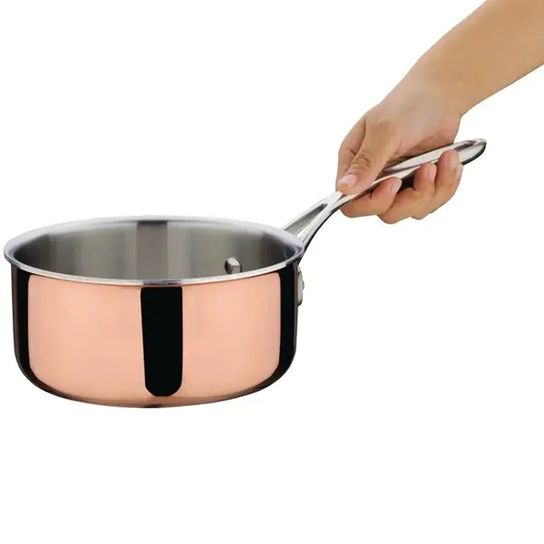 Steelpan | TRI WALL | Koper | 1.5L | Gas/Inductie | Ø160x70(h)mm