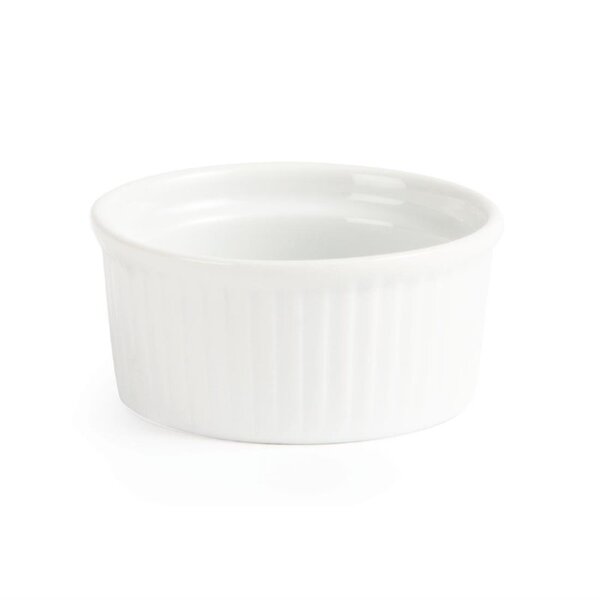 Ramekins | WHITEWARE | Porselein| Wit | 10cl | 12 stuks | Ø80x36(h)mm