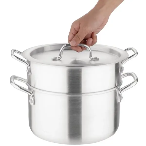 Bain-mariepan | Aluminium | 4L | Div. Warmtebronnen | Incl. Deksel | Ø240mm