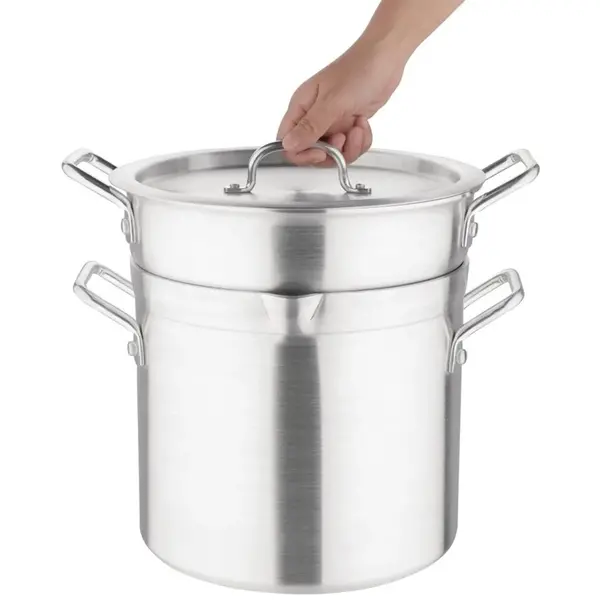Bain-Mariepan | Aluminium | 10L | Div. Warmtebronnen | Incl. Deksel | Ø275mm
