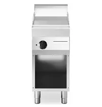 Modular Bak-/Grillplaat | FUN 700 | Elektrisch | Glad Oppervlak 396x520 (Staal) | 4.5kW (400V) | Open Onderkast | 400x700x843/991(h)mm 