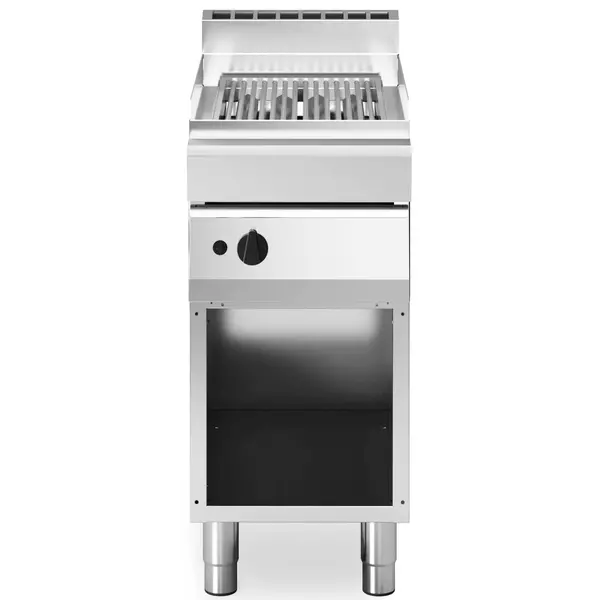 Stoomgrill | FUN 700 | Gas | Oppervlak 320x500 (RVS) | 7.5kW | Piëzo Ontsteking | Open Onderkast | 400x700x843/991(h)mm