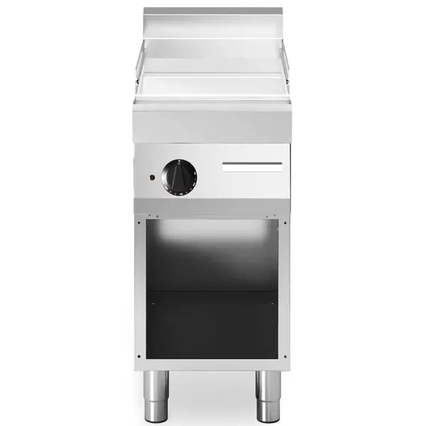 Bak-/Grillplaat | FUN 700 | Elektrisch | Glad Oppervlak 396x520 (Verchroomd) | 4.5kW (400V) | Open Onderkast | 400x700x843/991(h)mm