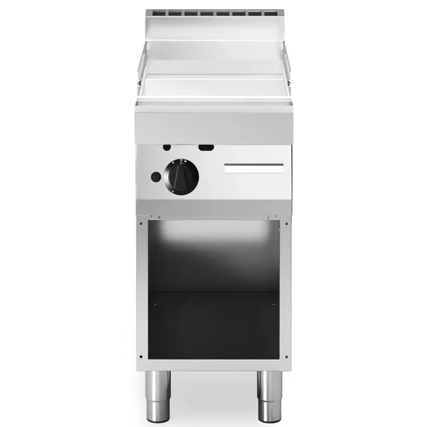 Bak-/Grillplaat | FUN 700 | Gas | Glad Oppervlak 396x520 (Verchroomd) | 5.7kW | Piëzo Ontsteking | Open Onderkast | 400x700x843/991(h)mm