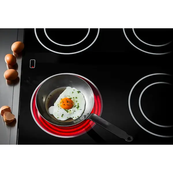 Glaskeramisch Fornuis | FUN 700 | Elektrisch | 4 Kookpunten (Ø200) | 10kW (400V) | Open Onderkast | 700x700x843/991(h)mm